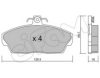 CIFAM 822-174-1 Brake Pad Set, disc brake